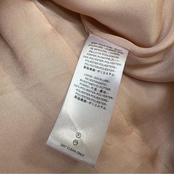 FREE PEOPLE Kate Faux Fur jacket coat, S. Could fit M. - Picture 7 of 9